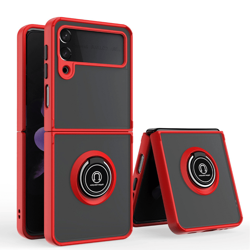 Load image into Gallery viewer, Samsung Galaxy Z Flip 4 5G (SM-F721) Magnet Ring Holder Case - Polar Tech Australia
