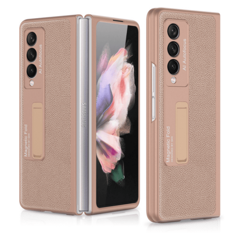 Load image into Gallery viewer, Samsung Galaxy Z Fold 3 5G Fashion Smart Magnetic Stand Leather Cover Case - Polar Tech Australia
