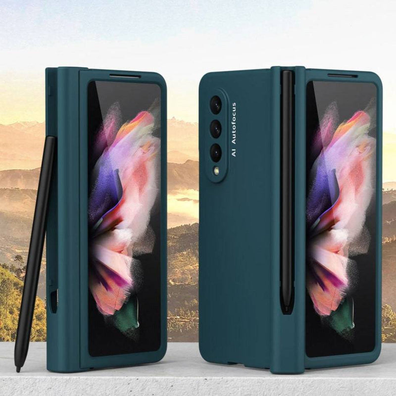 Load image into Gallery viewer, Samsung Galaxy Z Fold 2 5G (SM-F916) 360 Degree Full Covered Protection Transparent Hard Shell Case (Built-In Glass Protector) - Polar Tech Australia
