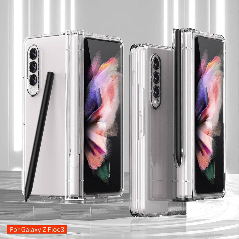 Load image into Gallery viewer, Samsung Galaxy Z Fold 2 5G (SM-F916) 360 Degree Full Covered Protection Transparent Hard Shell Case (Built-In Glass Protector) - Polar Tech Australia
