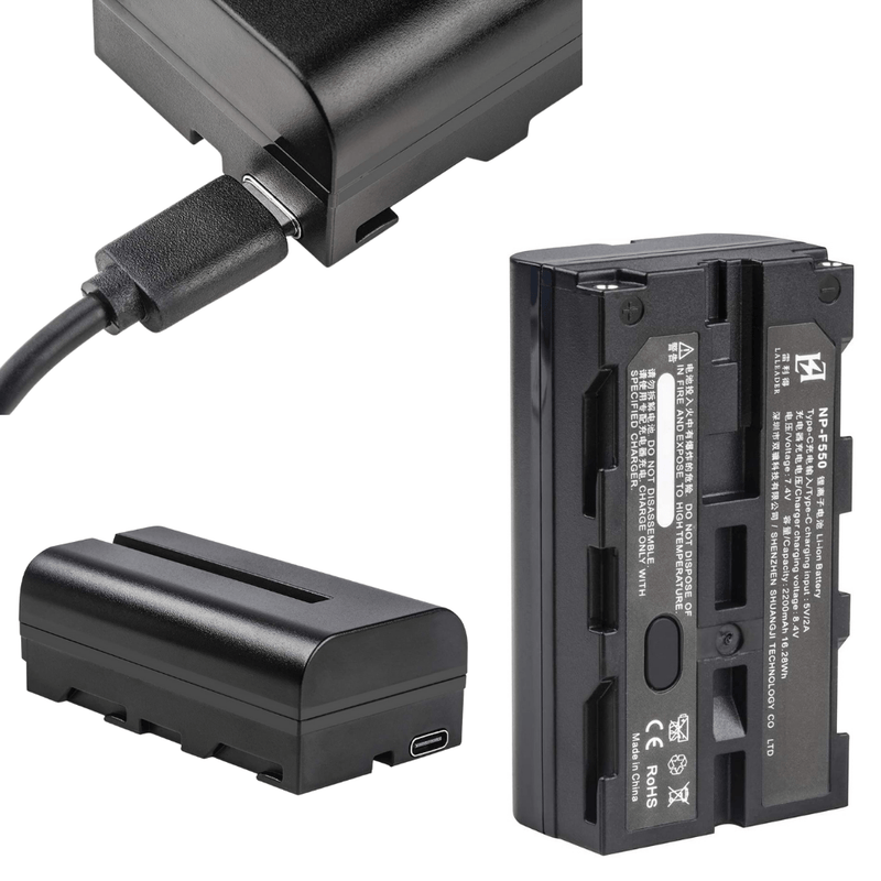 Load image into Gallery viewer, [Sony Compatible] 5V/2A Type-C Port Rechargeable Battery (NP-F750 &amp; NP-F550) - Polar Tech Australia
