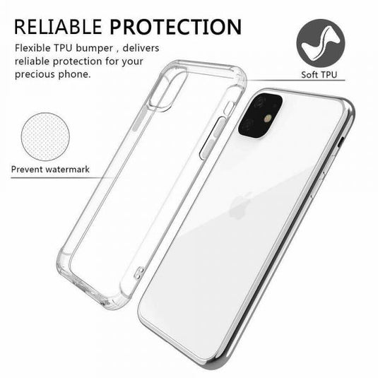 Apple iPhone 11/Pro/Max SPACE Transparent Rugged Clear Shockproof Case Cover - Polar Tech Australia