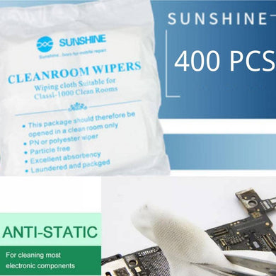 Sunshine 400pcs x Anti-Statics creen LCD Contact Cleaning Wipes Cloth Wipers - Polar Tech Australia