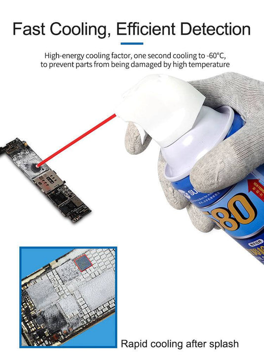 Sunshine SS-580 Aerosol Coolant System Freeze Spray Logic Board Inspection Tool 400ML - Polar Tech Australia