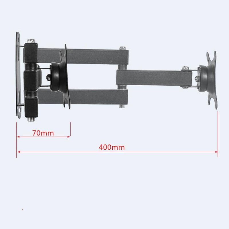 Load image into Gallery viewer, [Fit 10 - 32 inch] Universal Retractable Rotation Adjustable Monitor TV Bracket Wall Mount Hanger - Polar Tech Australia
