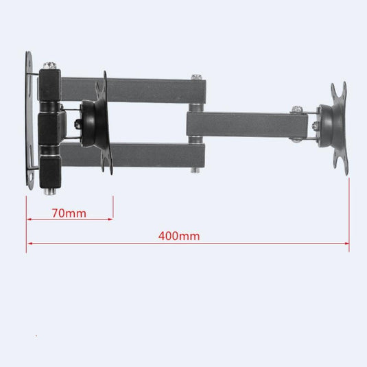 [Fit 10 - 32 inch] Universal Retractable Rotation Adjustable Monitor TV Bracket Wall Mount Hanger - Polar Tech Australia