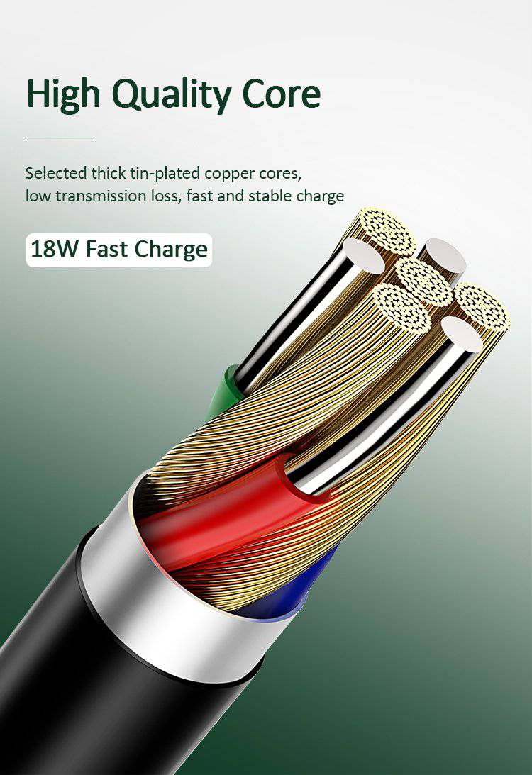 Load image into Gallery viewer, US-SJ406 U43 Type-C TO Lightning PD Fast Charging &amp; Data Cable - Polar Tech Australia
