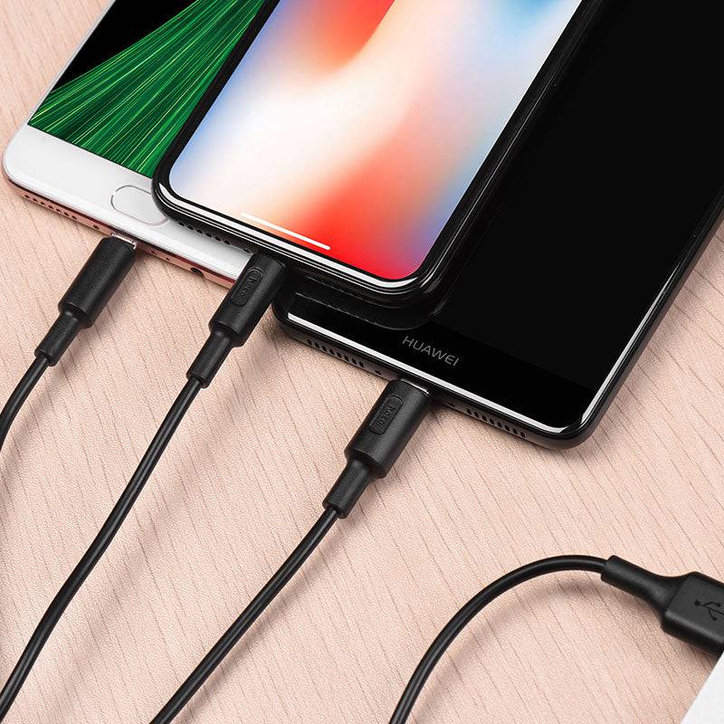 Cargue la imagen en el visor de la galería, [X25][3 in 1] HOCO Universal Fast Charging Data Sync USB Cable For USB-C / Lightning / Micro Phone &amp; Tablet Device - Polar Tech Australia
