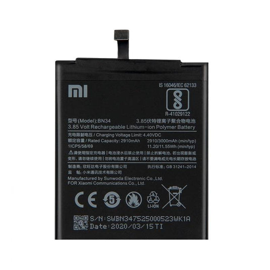 XIAOMI Redmi 5A Replacement Battery (BN34) - Polar Tech Australia